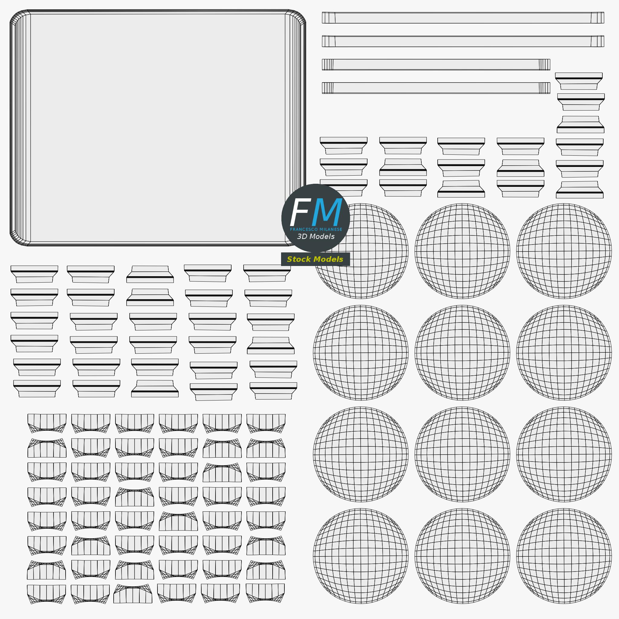 3D-Modell - Elektronisches Metall-Zifferntastenfeld - 11 3D-Modell - Elektronisches Metall-Zifferntastenfeld - 11