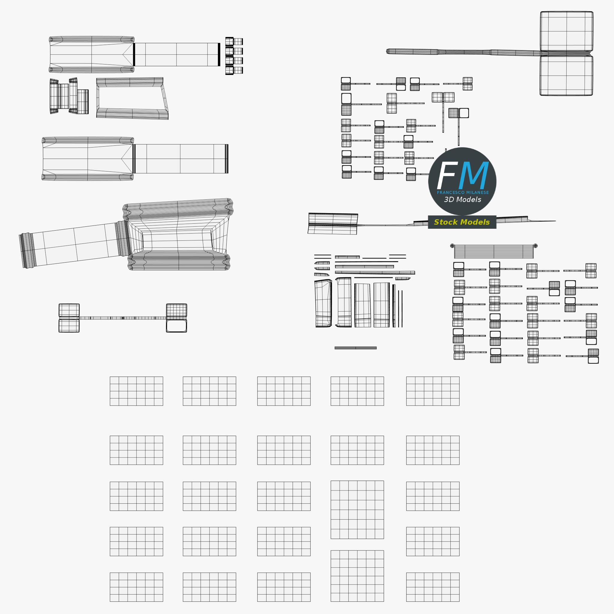 3D-Modell - Elektronischer Taschenrechner - 11 3D-Modell - Elektronischer Taschenrechner - 11