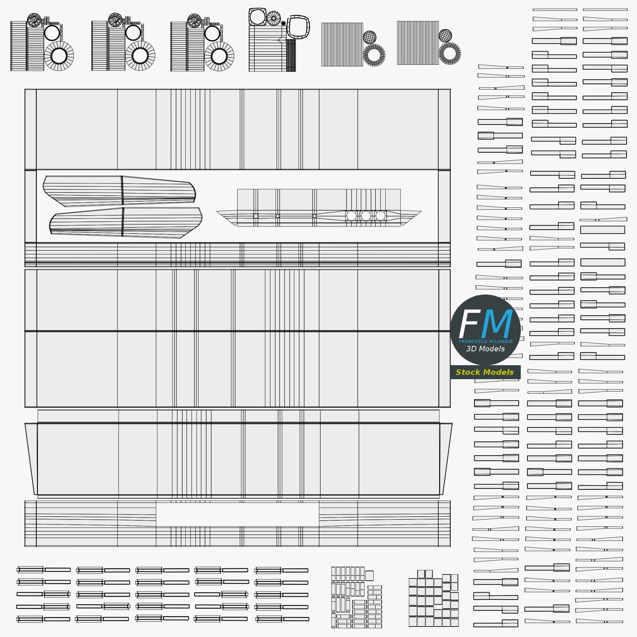 3D-Modell - Tragbares Elektronisches Piano-Keyboard mit Ständer - 11