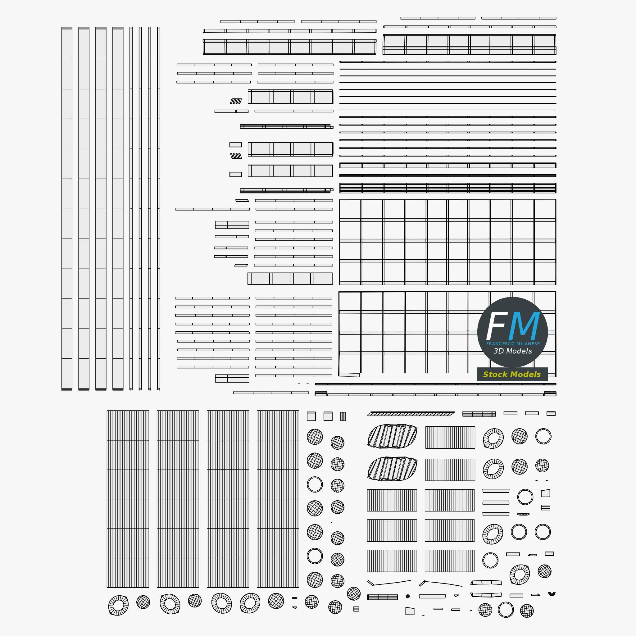 3D-Modell - Tragbares Elektronisches Piano-Keyboard mit Ständer - 13 3D-Modell - Tragbares Elektronisches Piano-Keyboard mit Ständer - 13