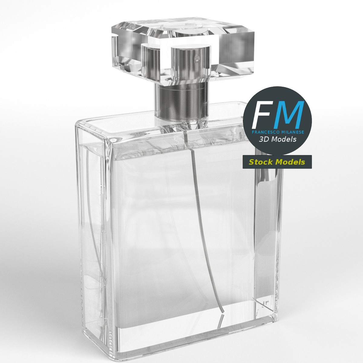 3D-Modell - Eleganter Parfümflakon - 01