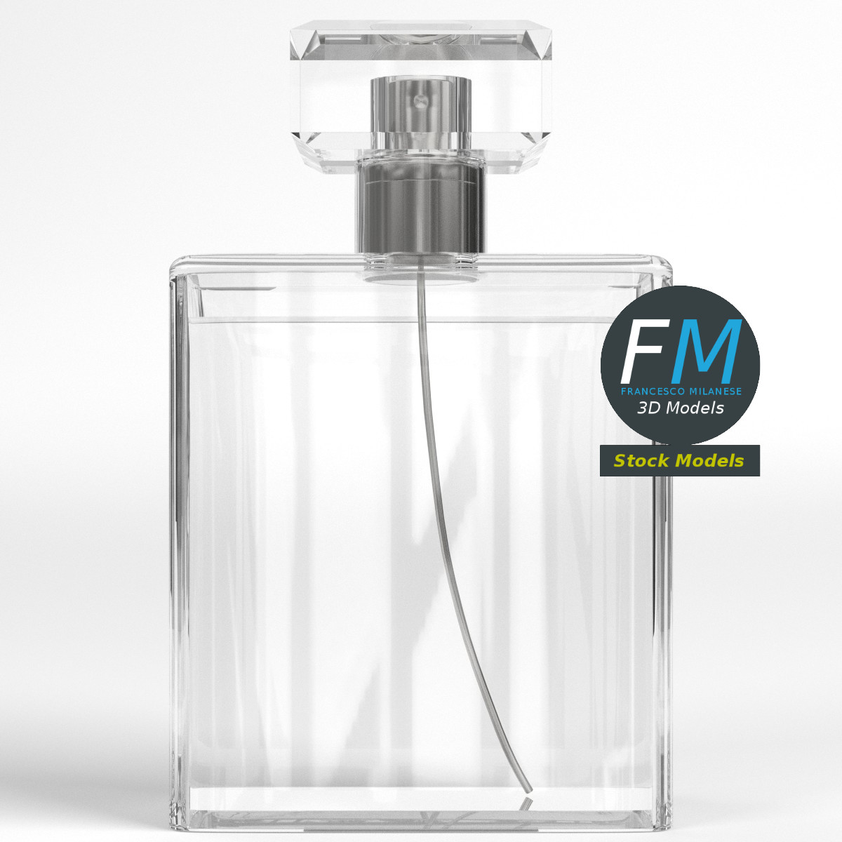 3D-Modell - Eleganter Parfümflakon - 03