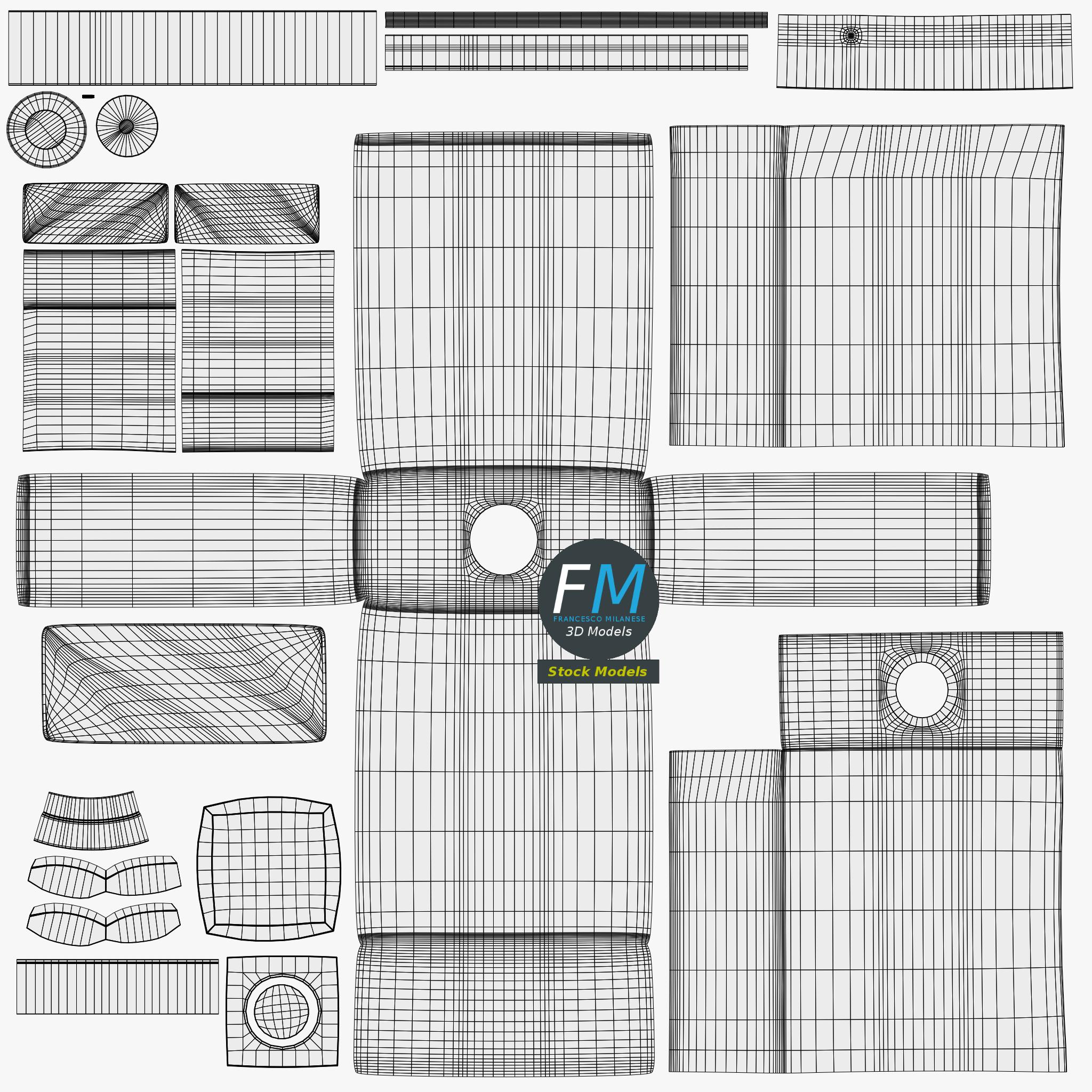 3D-Modell - Eleganter Parfümflakon - 11 3D-Modell - Eleganter Parfümflakon - 11