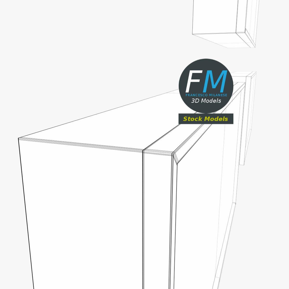 3D-Modell - Notausgangsschilder - 08