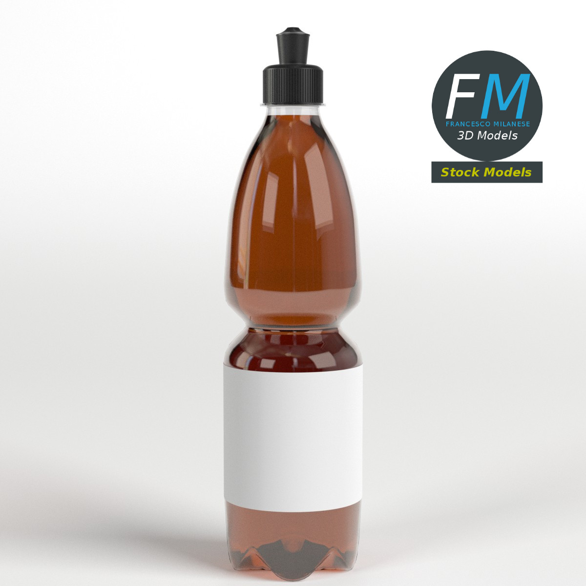 3D-Modell - Energydrink-Flasche - 01