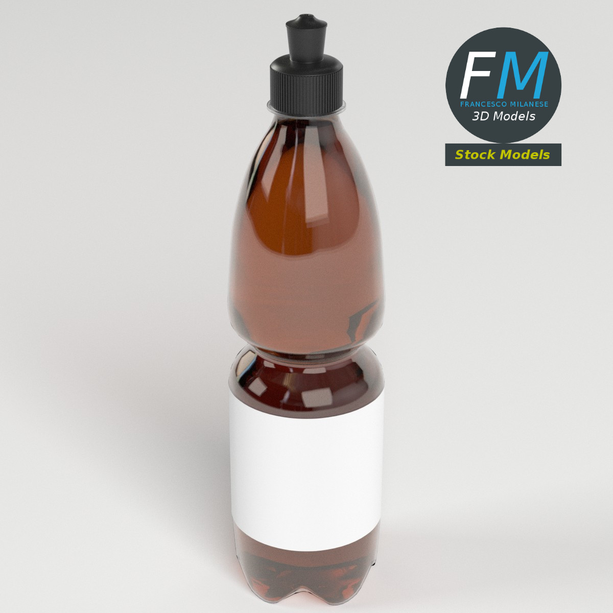 3D-Modell - Energydrink-Flasche - 02