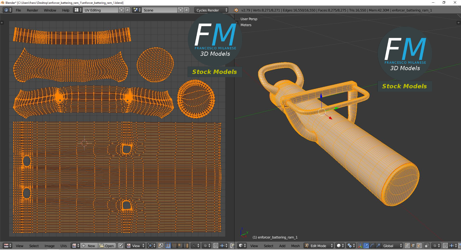 3D-Modell - Enforcer Rammbock - 10