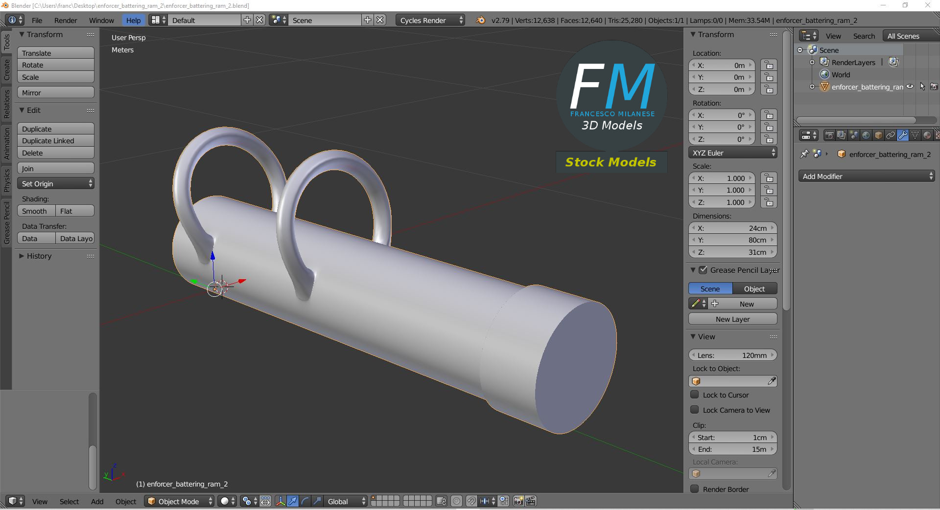 3D-Modell - Enforcer Rammbock - 09