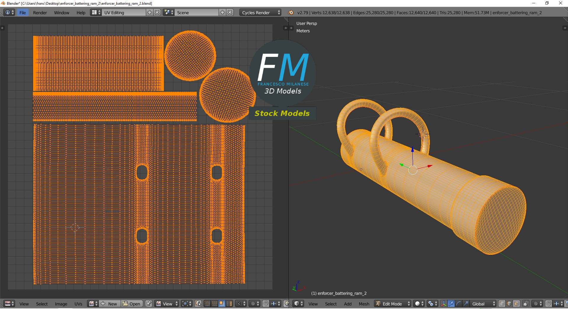3D-Modell - Enforcer Rammbock - 10