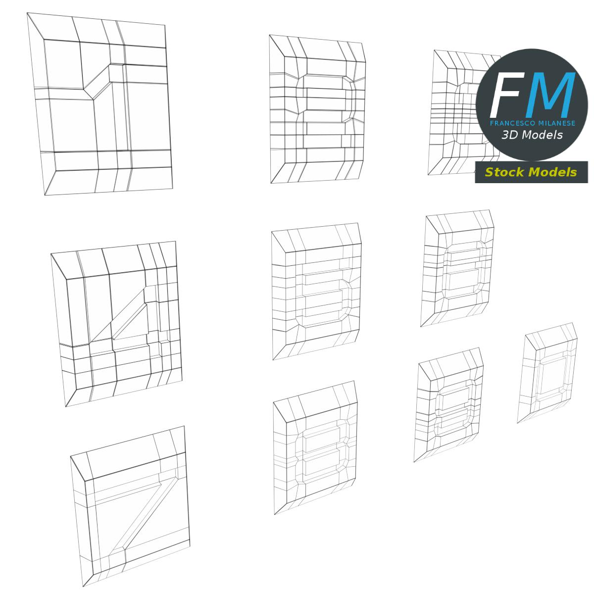 3D-Modell - Eingravierte Zahlen - 07
