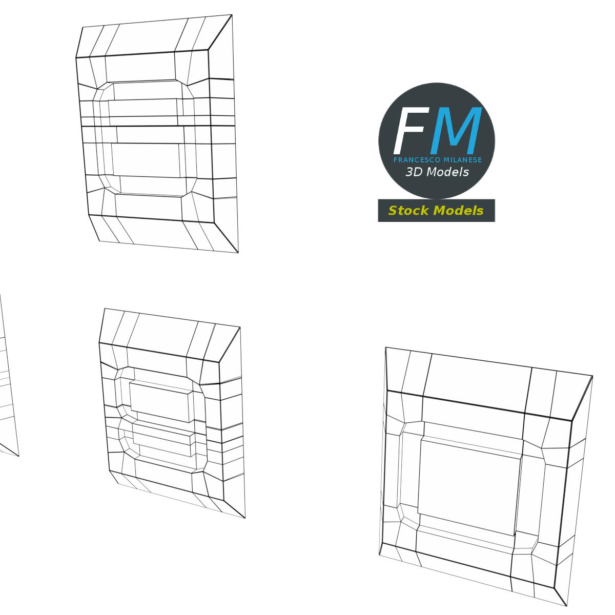 3D-Modell - Eingravierte Zahlen - 08