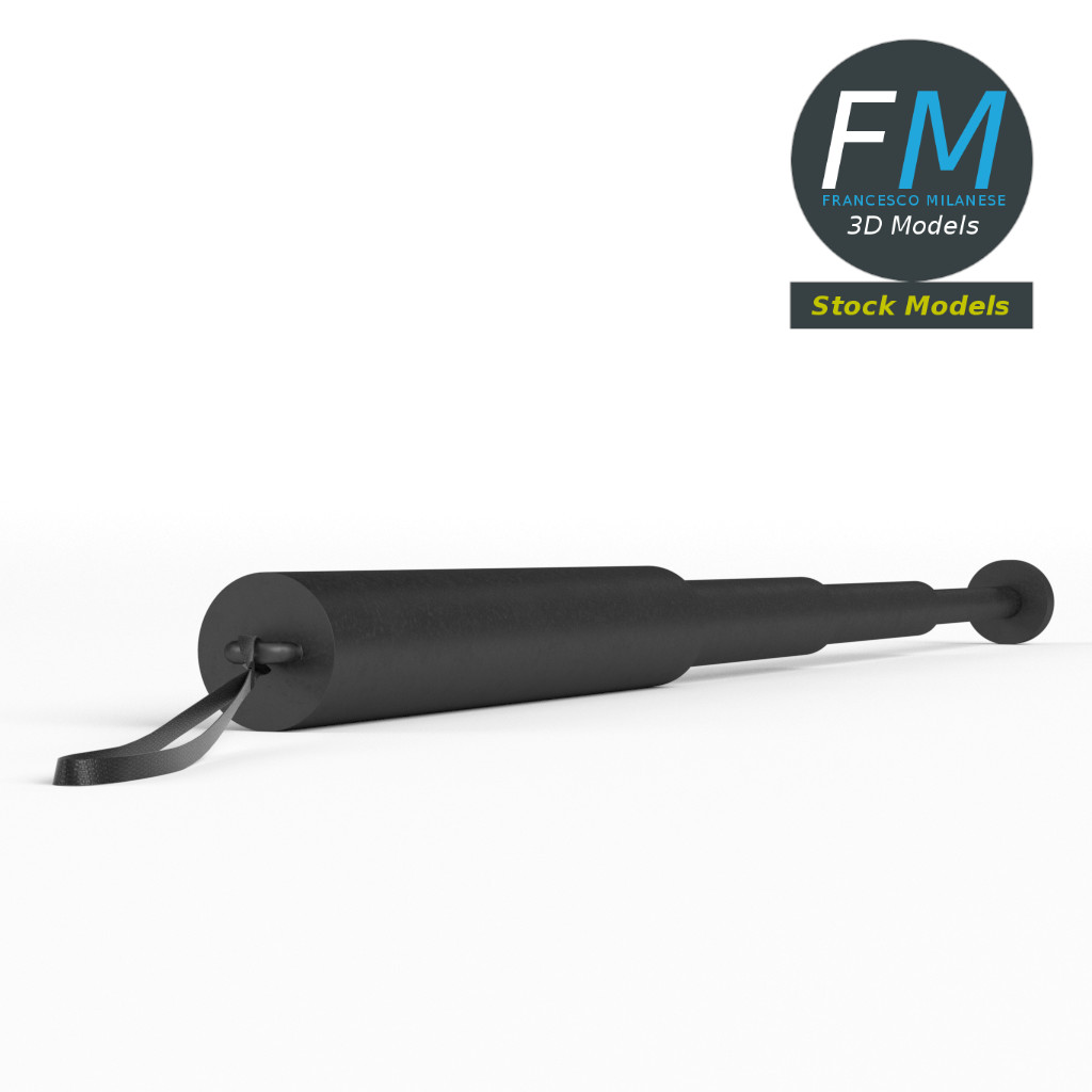 3D-Modell - Teleskopschlagstock - 04