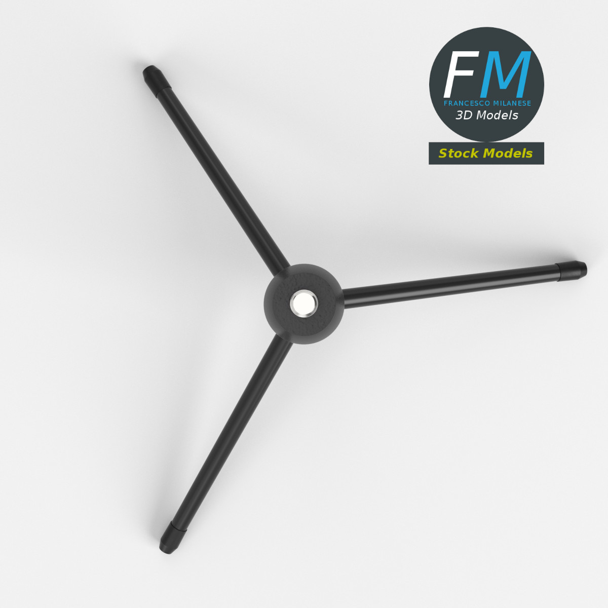3D-Modell - Ausziehbares Teleskopstativ - 06