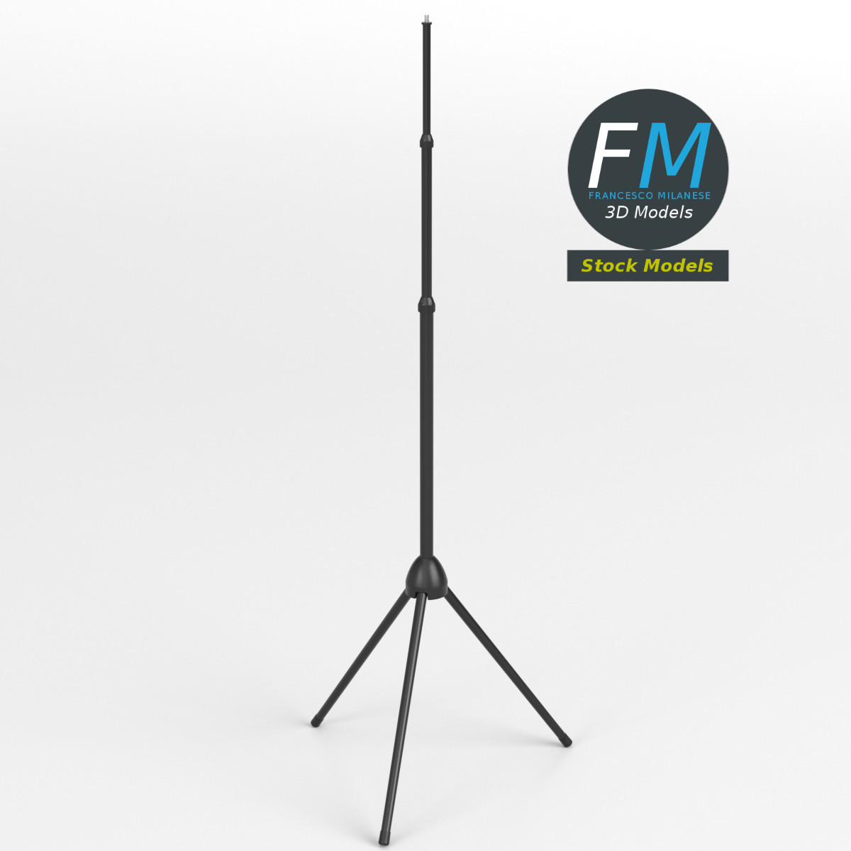 3D-Modell - Ausziehbares Teleskopstativ - 01