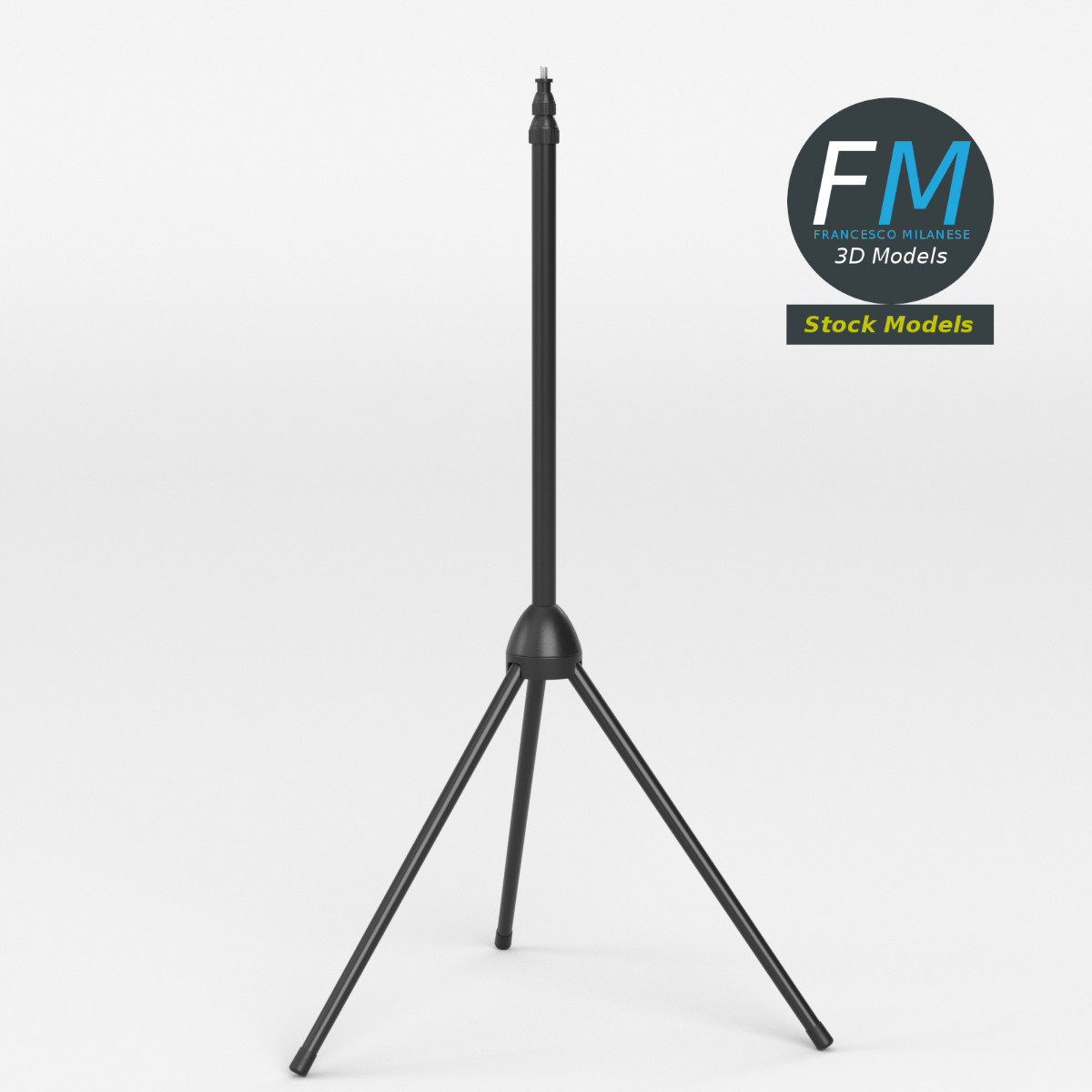 3D-Modell - Ausziehbares Teleskopstativ - 02