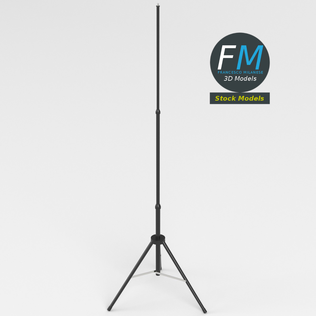 3D-Modell - Ausziehbares Teleskopstativ - 02