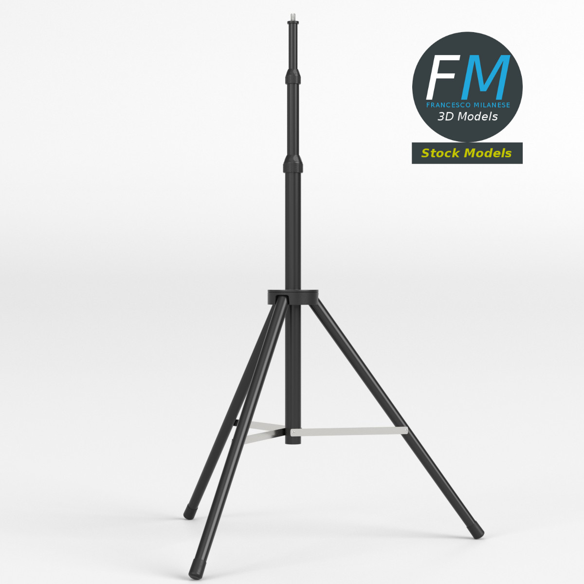 3D-Modell - Ausziehbares Teleskopstativ - 03