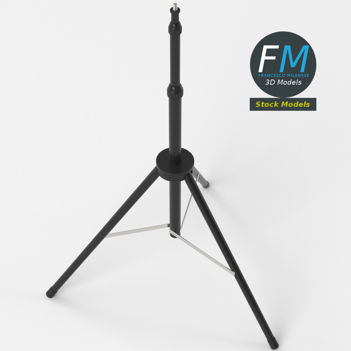 3D-Modell - Ausziehbares Teleskopstativ - 05