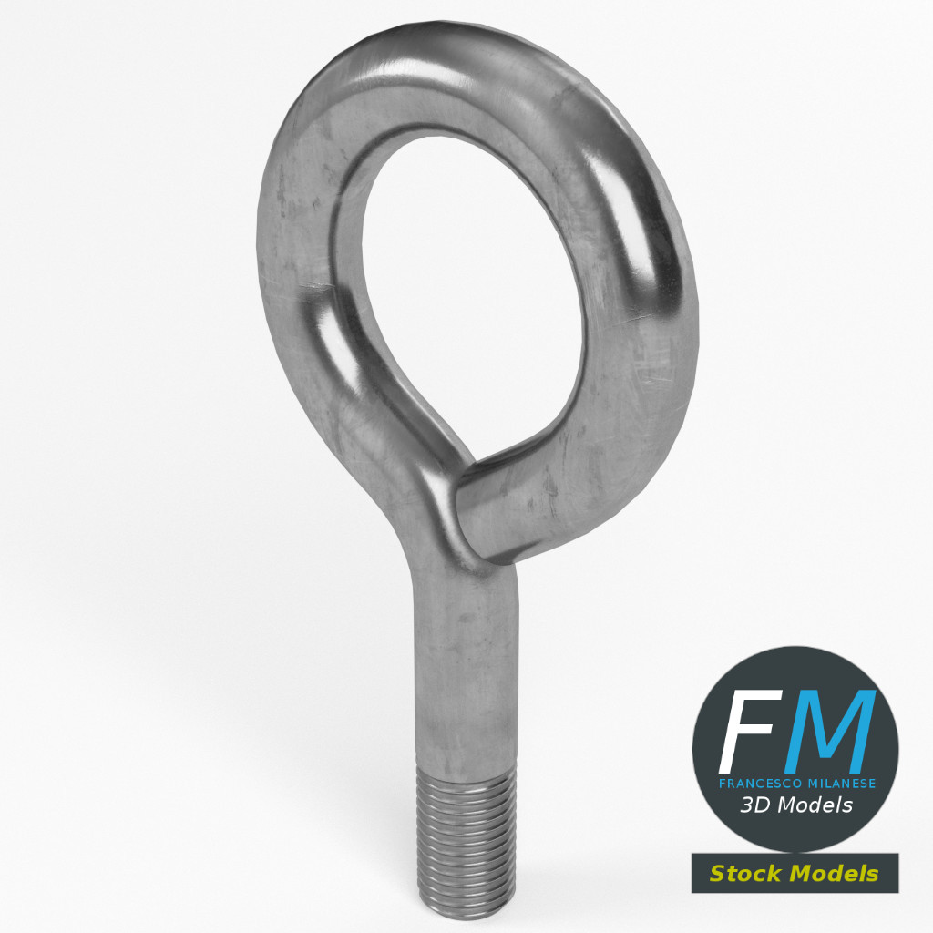 3D-Modell - Ringschraube - 02