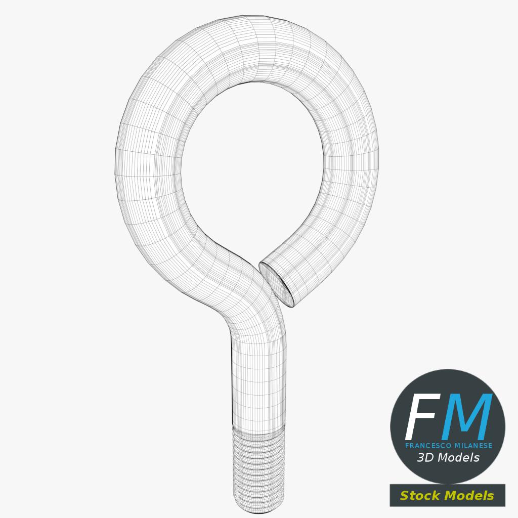 3D-Modell - Ringschraube - 07