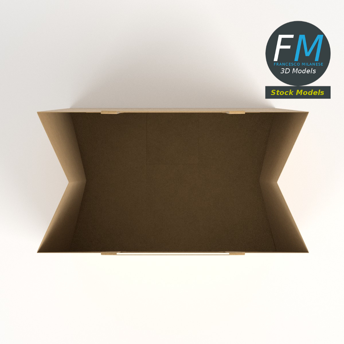 3D-Modell - Fast-Food-Papiertüte - 06