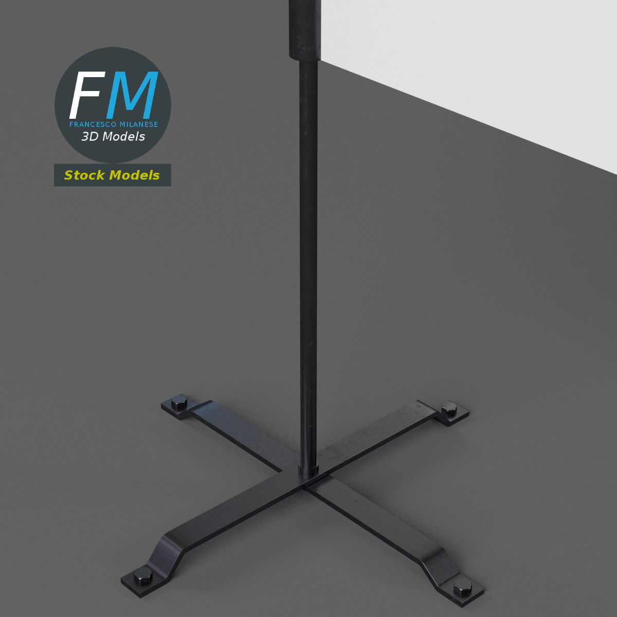 3D-Modell - Beachflag - 05