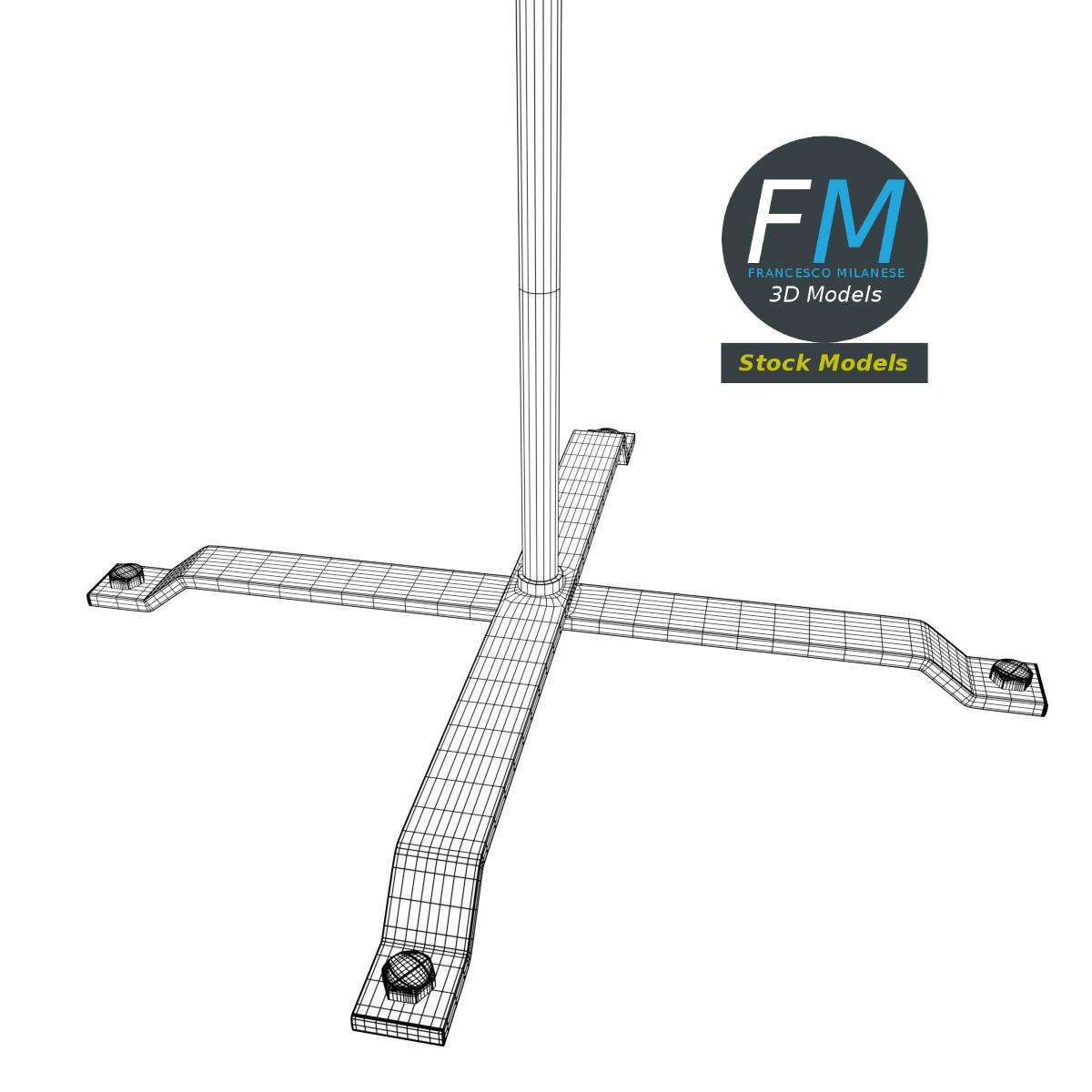 3D-Modell - Beachflag - 08