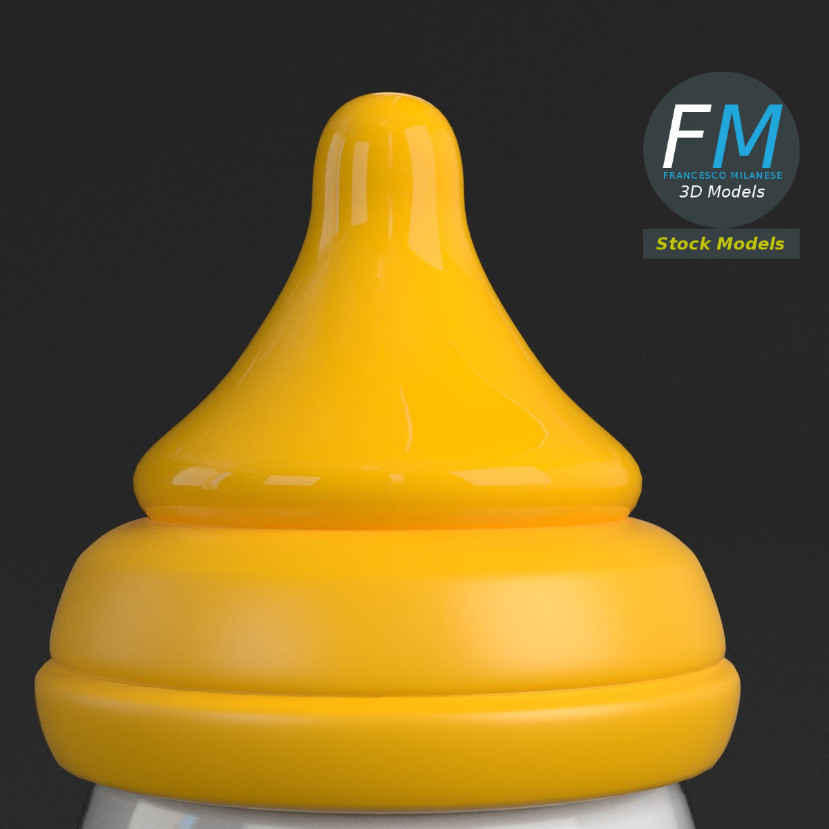3D-Modell - Babyflasche - 03