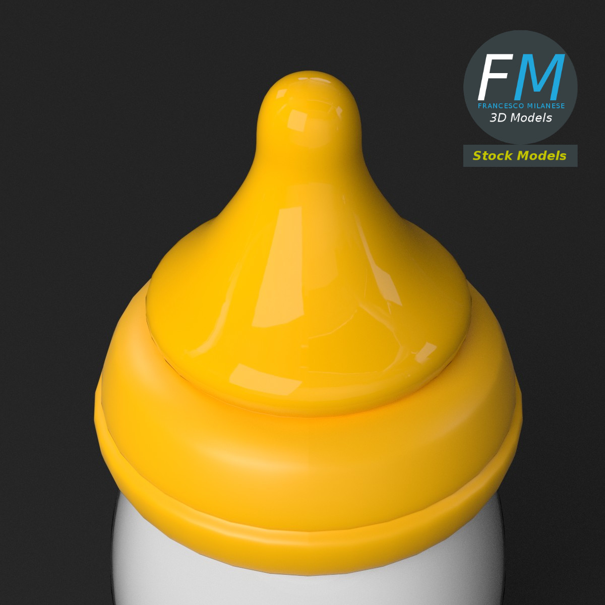 3D-Modell - Babyflasche - 05