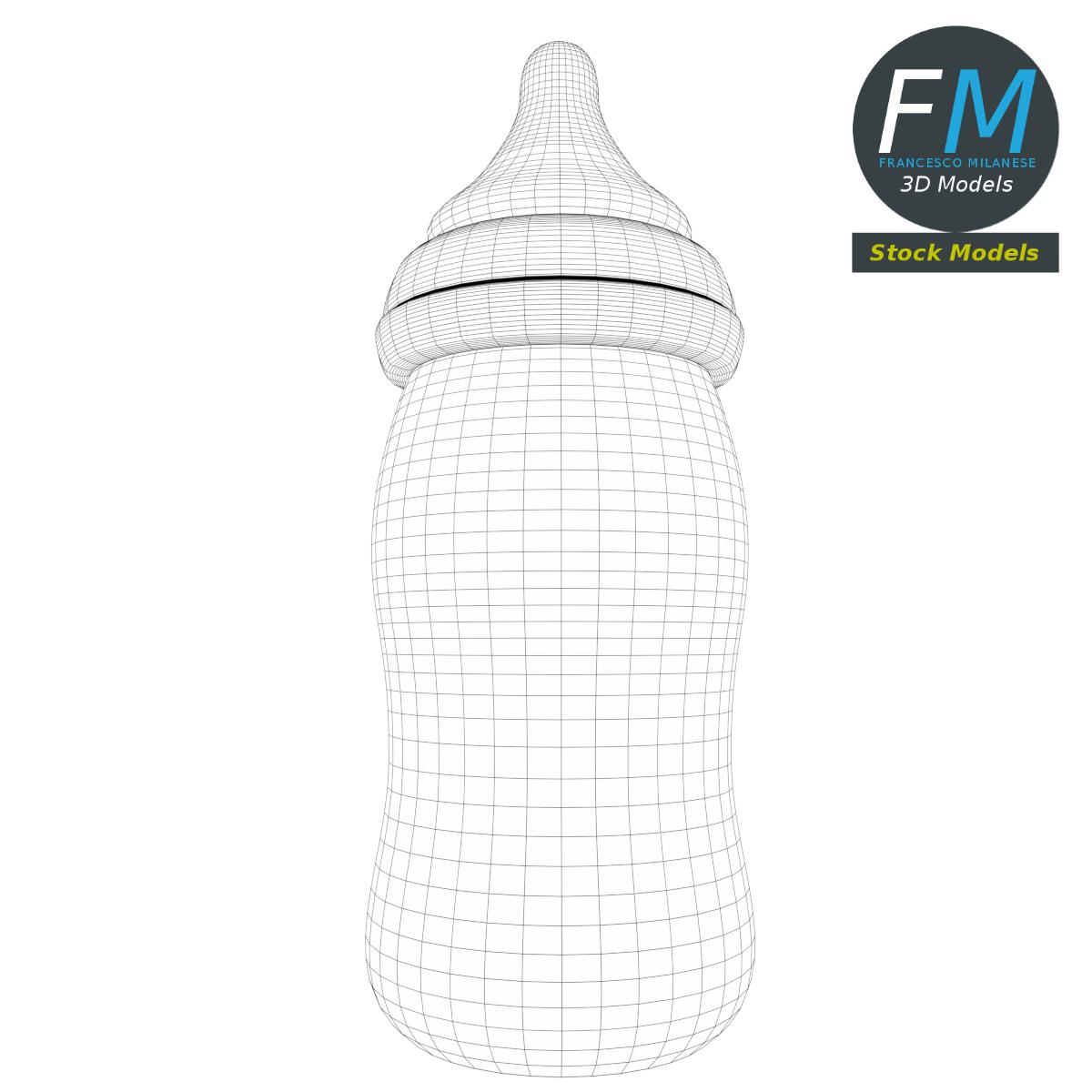 3D-Modell - Babyflasche - 07