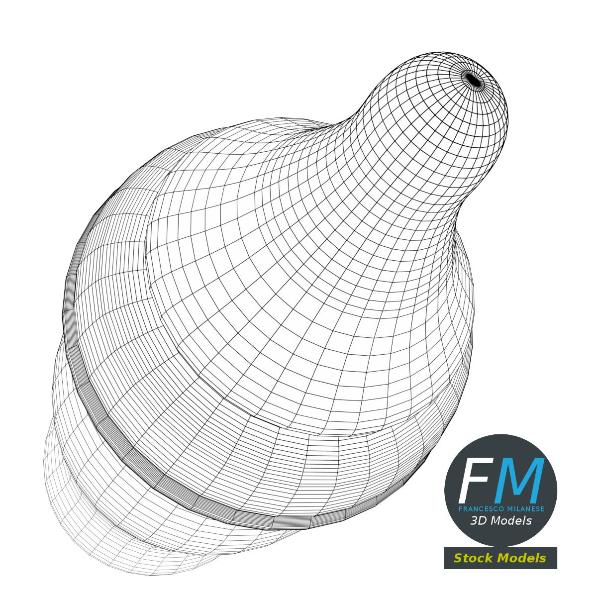 3D-Modell - Babyflasche - 08