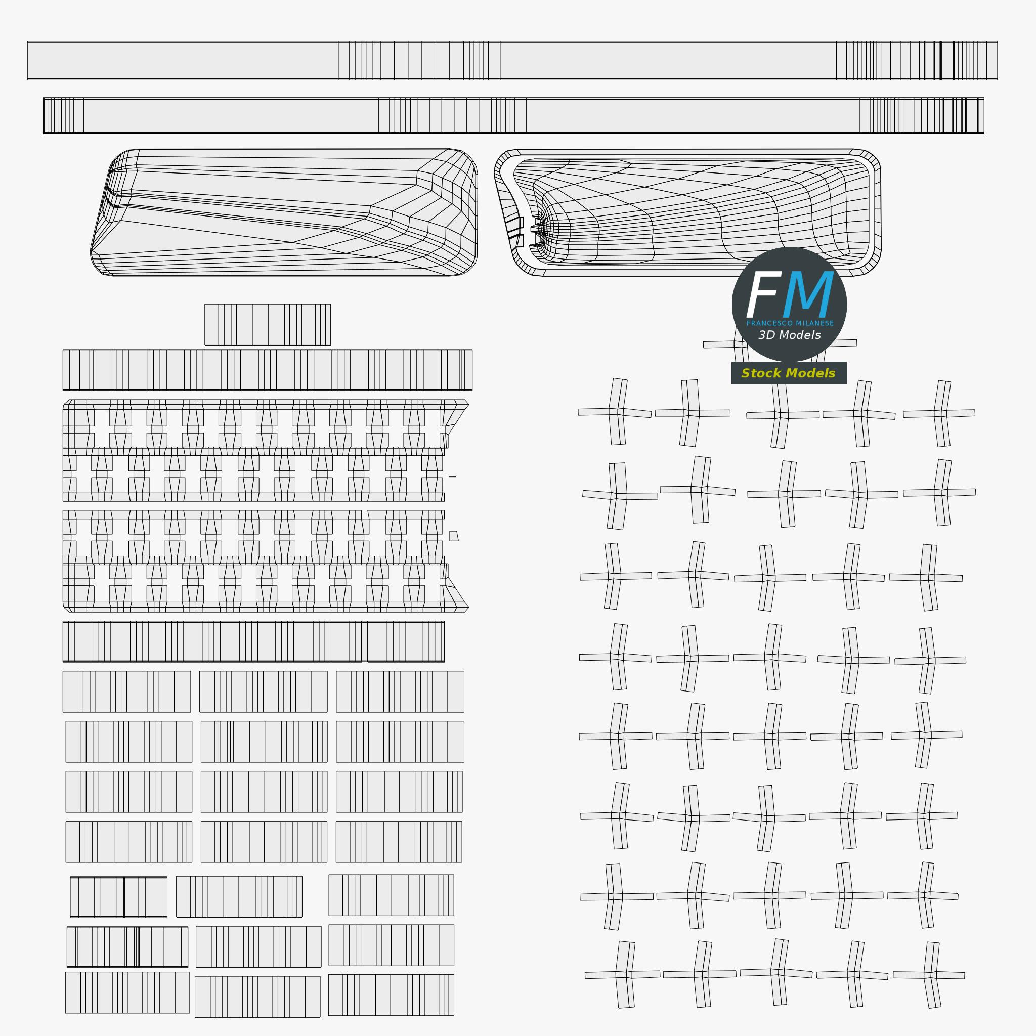 3D-Modell - SCART-Buchse - 11 3D-Modell - SCART-Buchse - 11