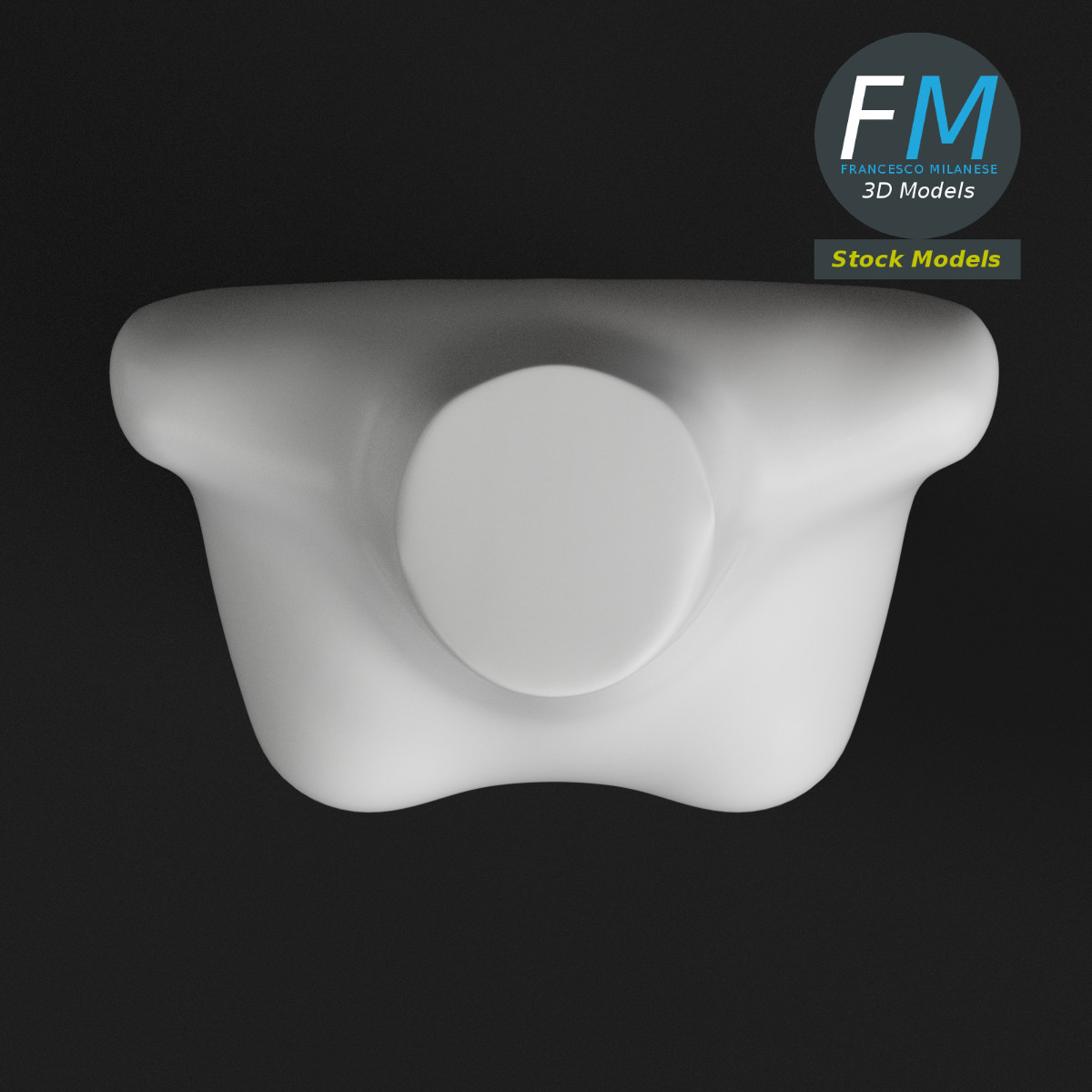 3D-Modell - Weibliche Halbfigur-Schaufensterpuppe - 06