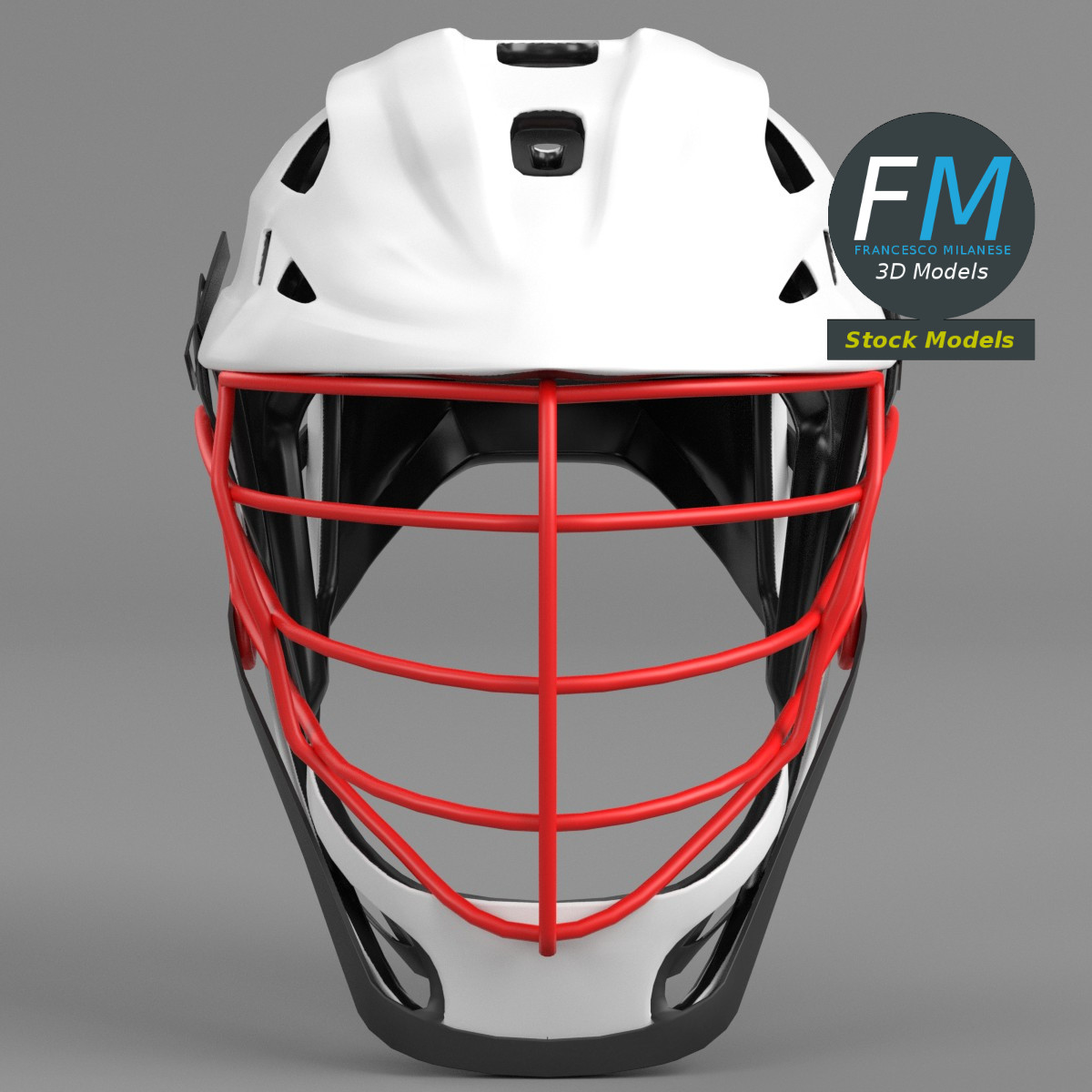 3D-Modell - Feldsporthelm - 03
