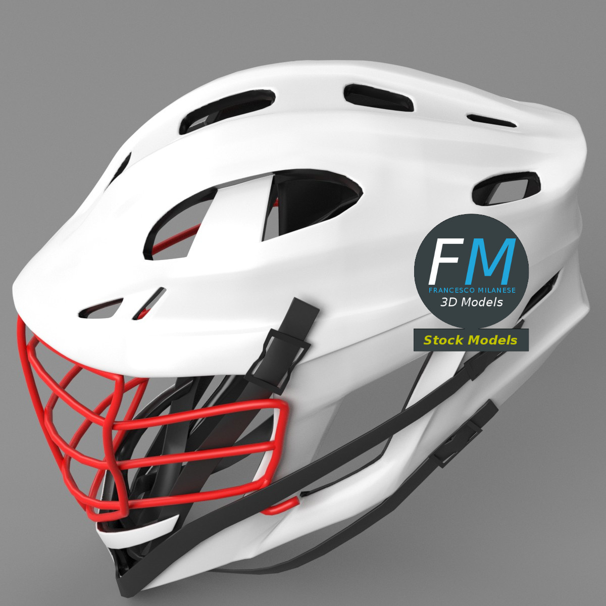 3D-Modell - Feldsporthelm - 05