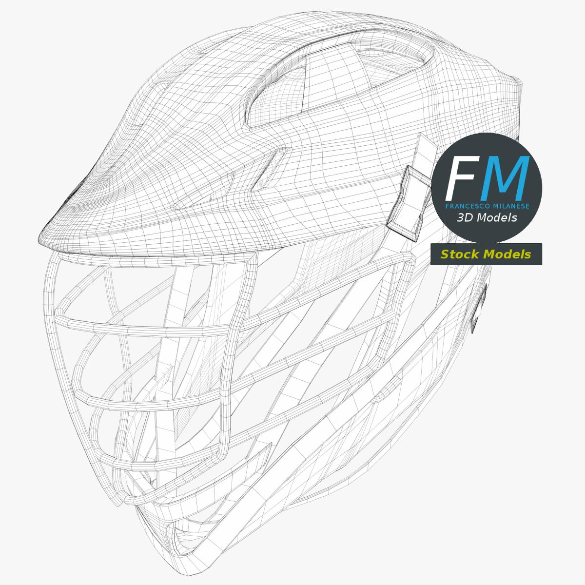3D-Modell - Feldsporthelm - 07