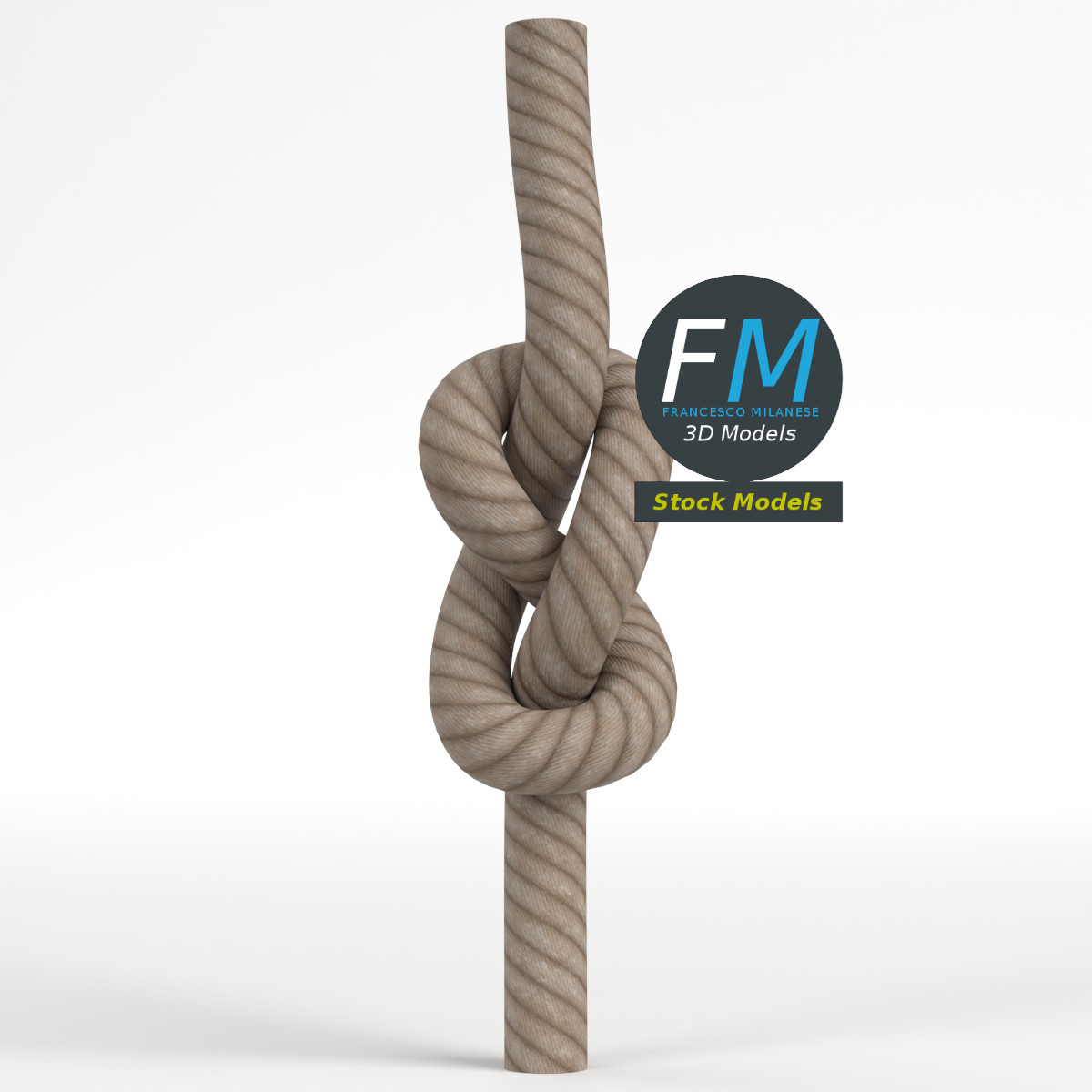 3D-Modell - Achterknoten - 01