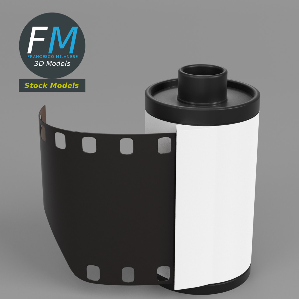 3D-Modell - Fotofilmrolle - 01