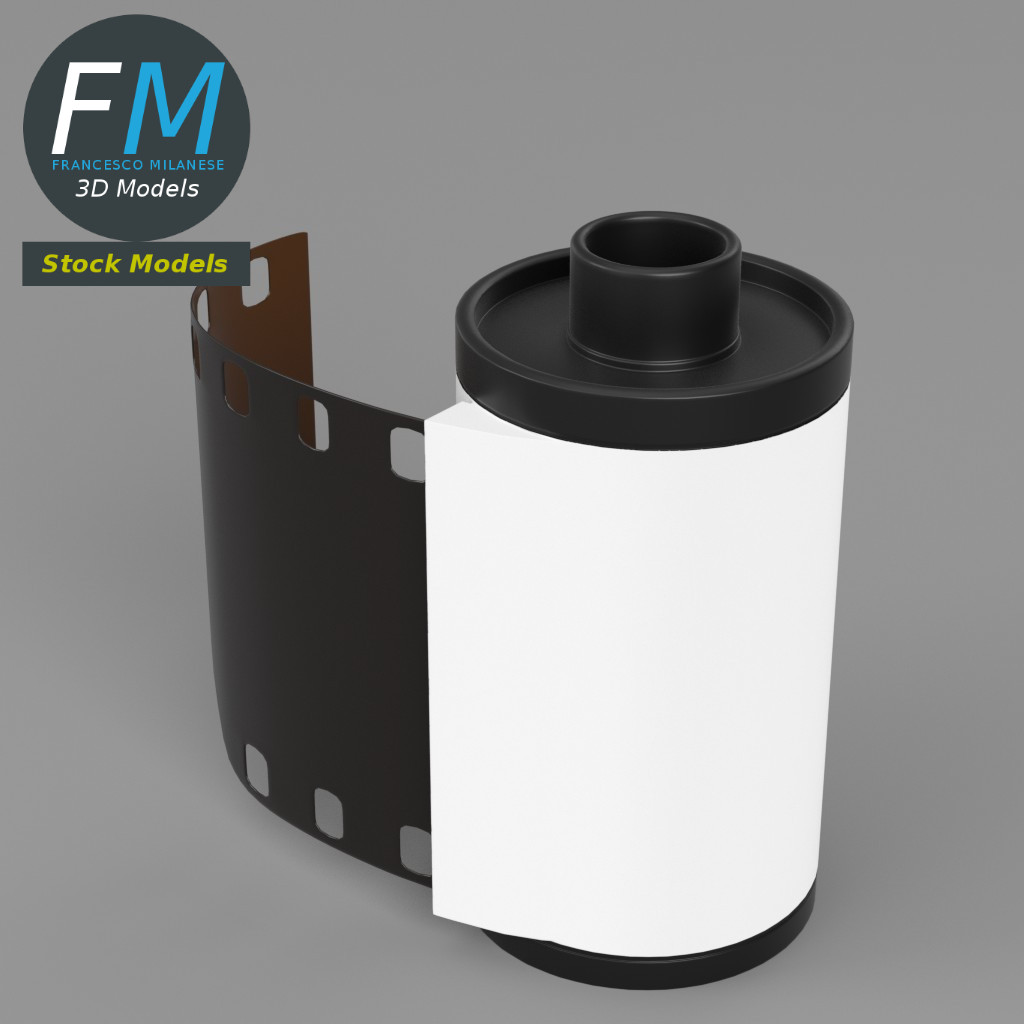 3D-Modell - Fotofilmrolle - 02