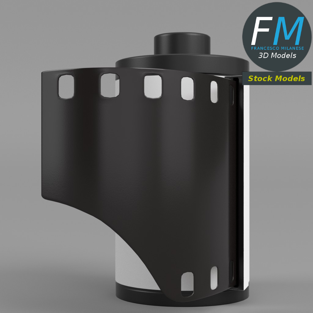 3D-Modell - Fotofilmrolle - 04