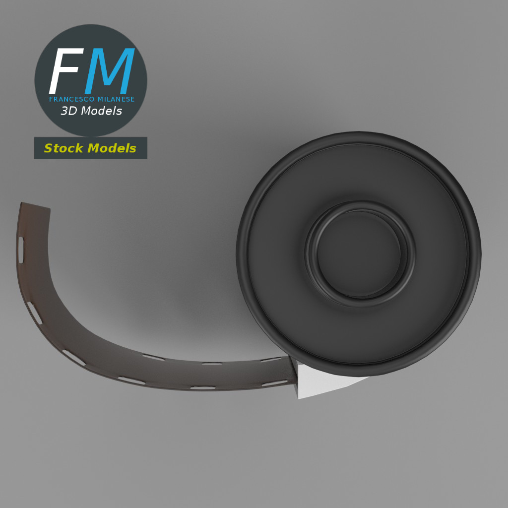 3D-Modell - Fotofilmrolle - 06