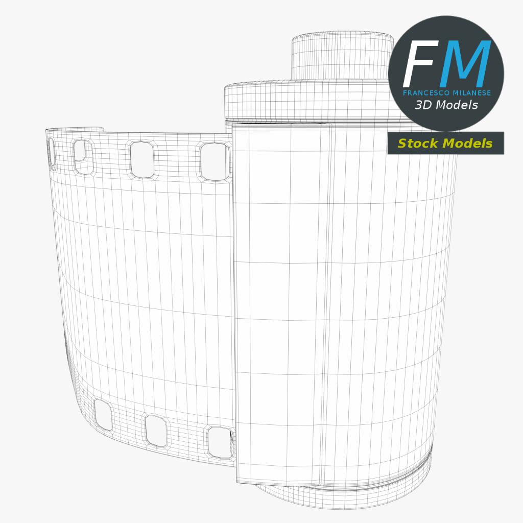 3D-Modell - Fotofilmrolle - 07