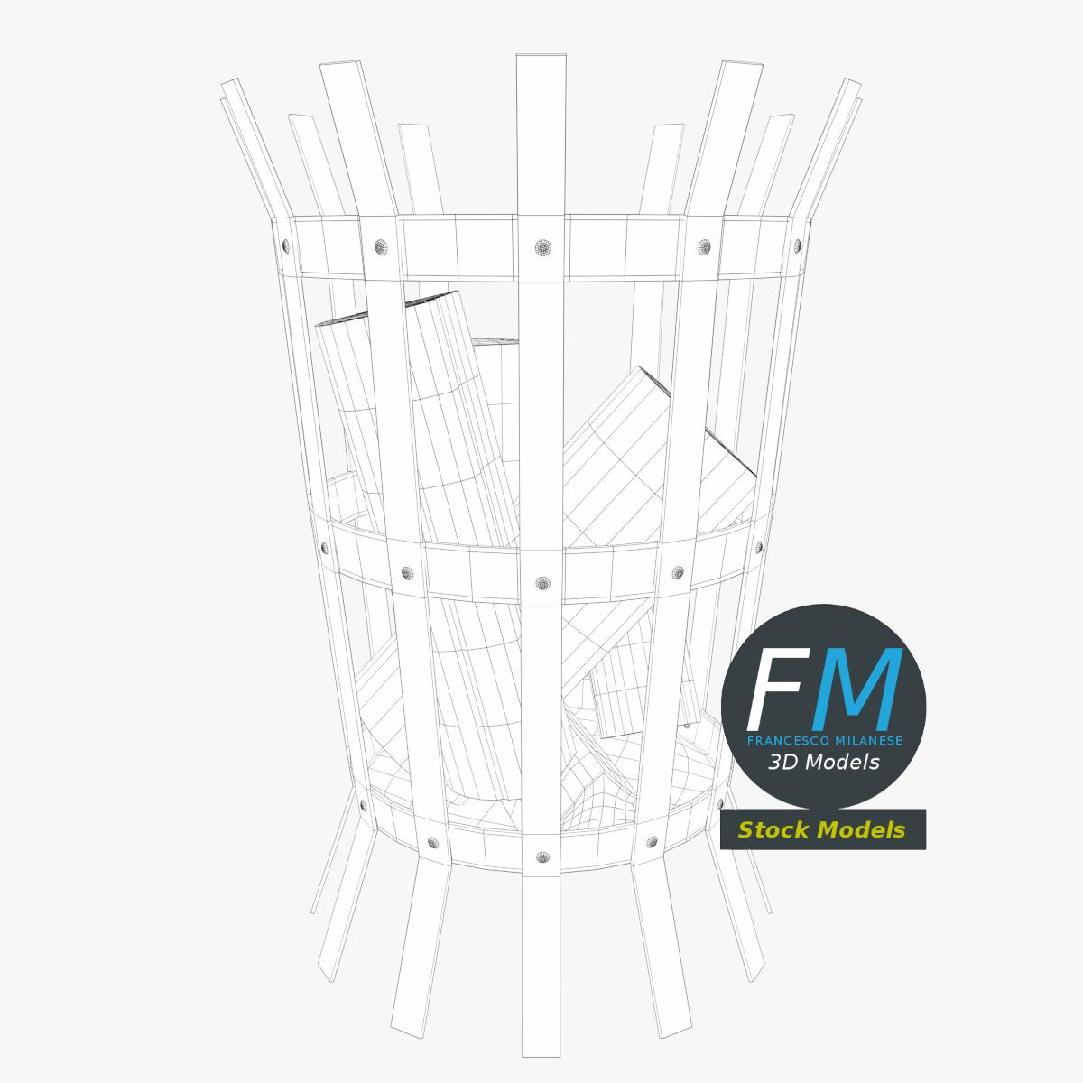 3D-Modell - Feuerkorb - 07
