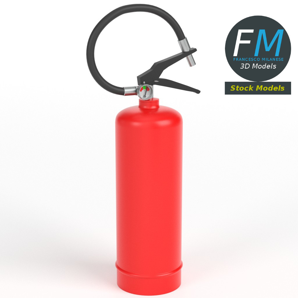 3D-Modell - Feuerlöscher - 01