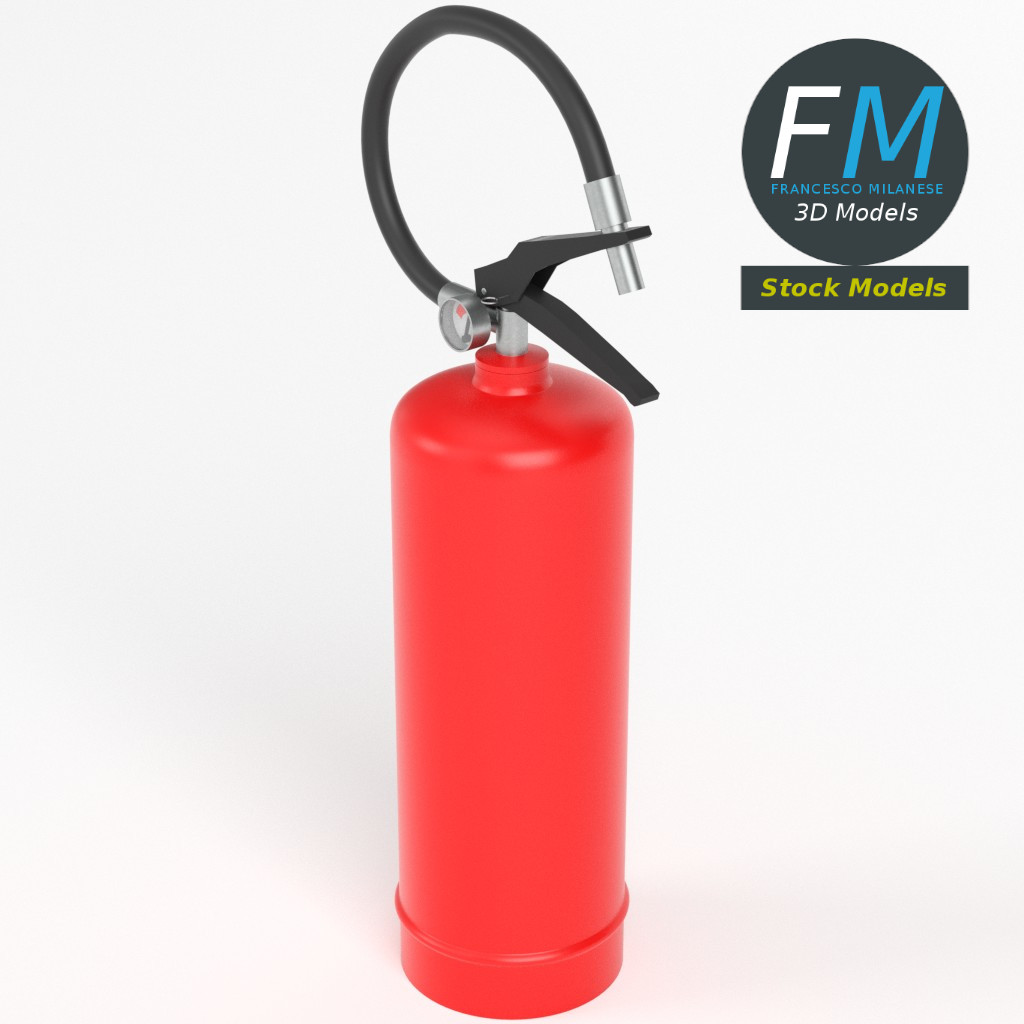 3D-Modell - Feuerlöscher - 02