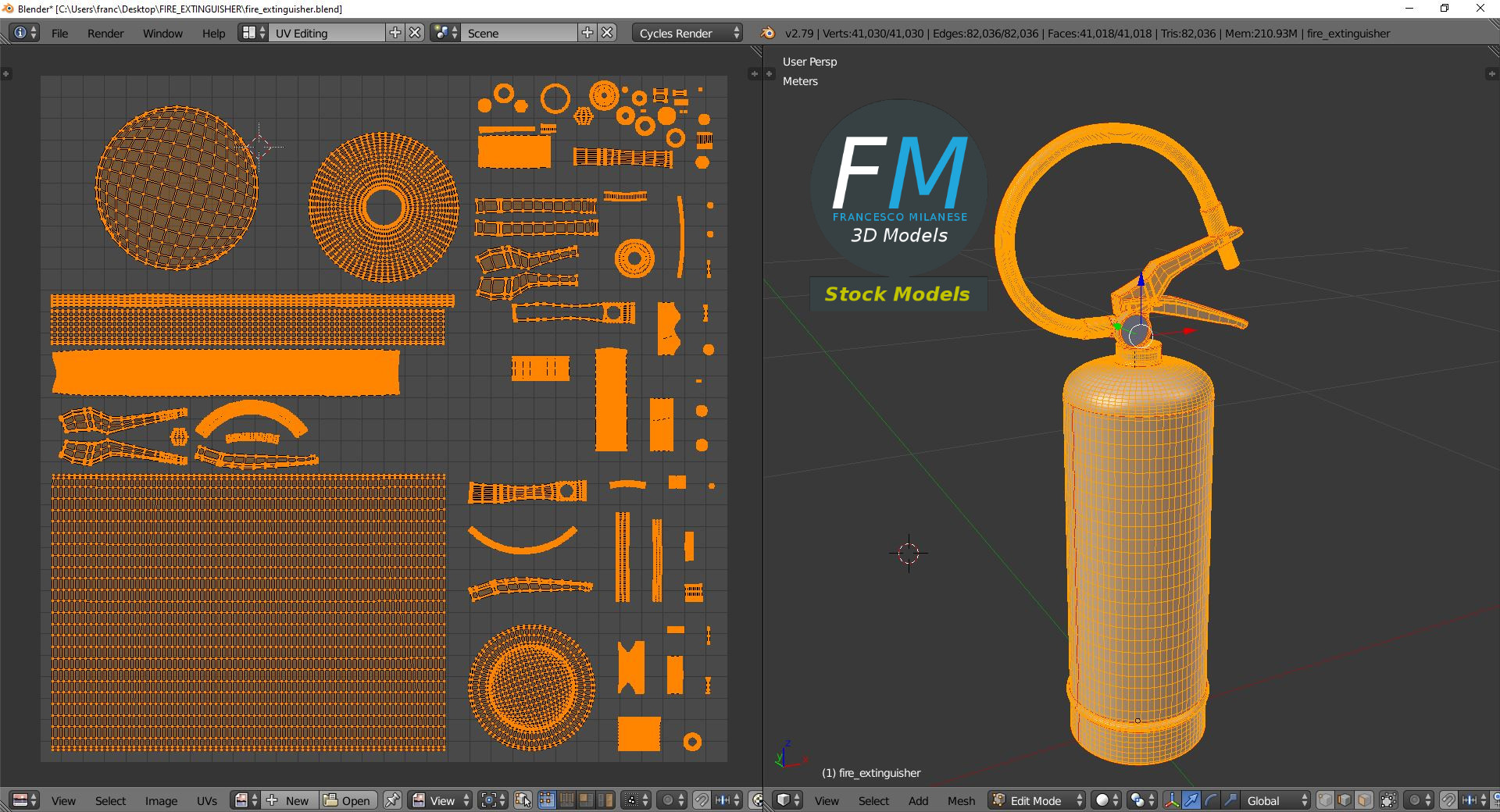 3D-Modell - Feuerlöscher - 10