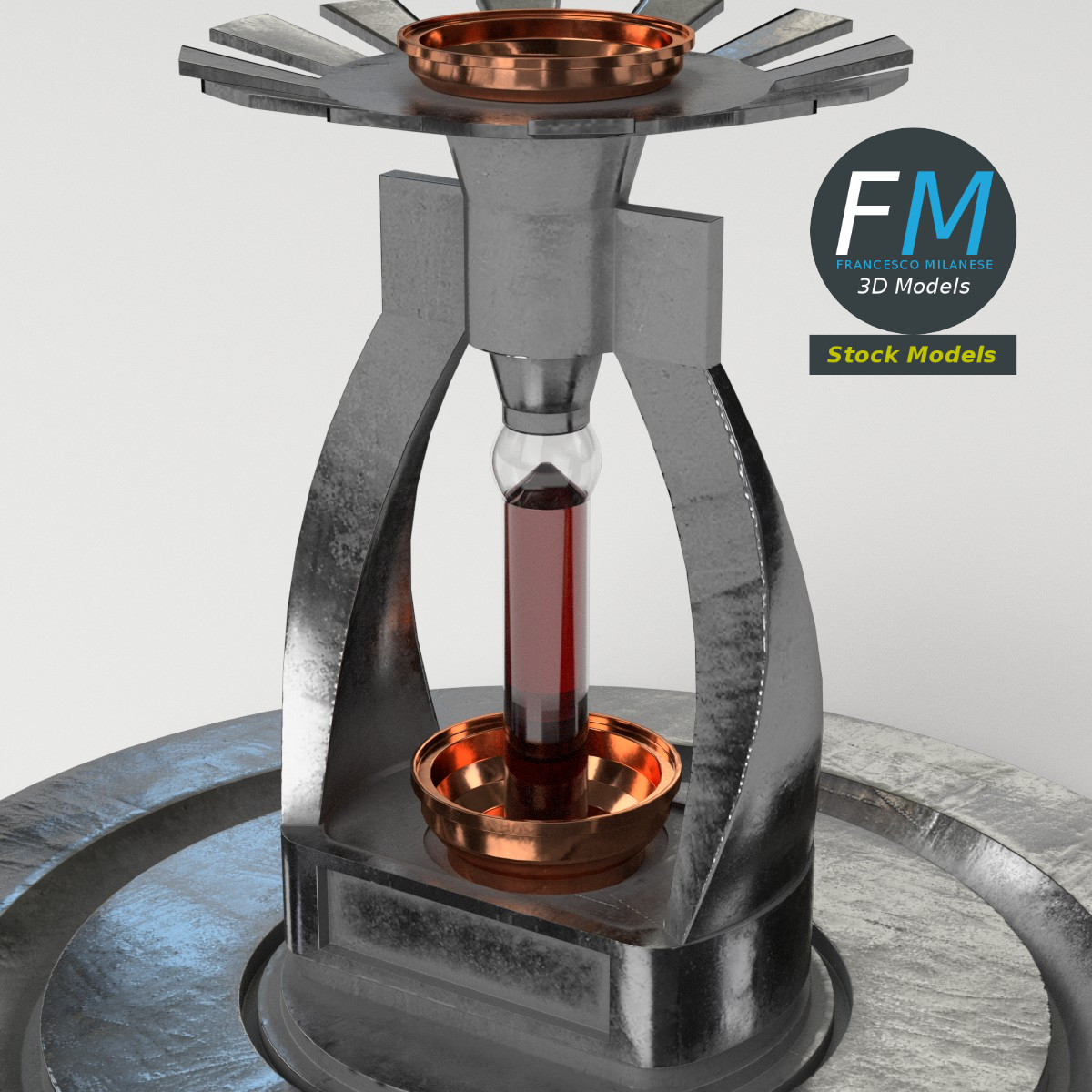 3D-Modell - Sprinklerkopf - 05