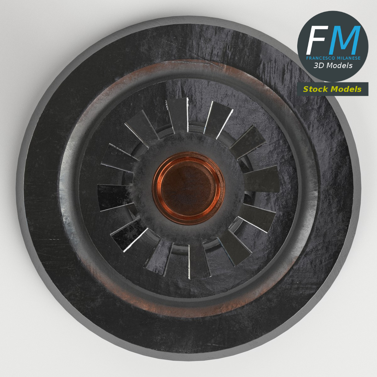 3D-Modell - Sprinklerkopf - 06