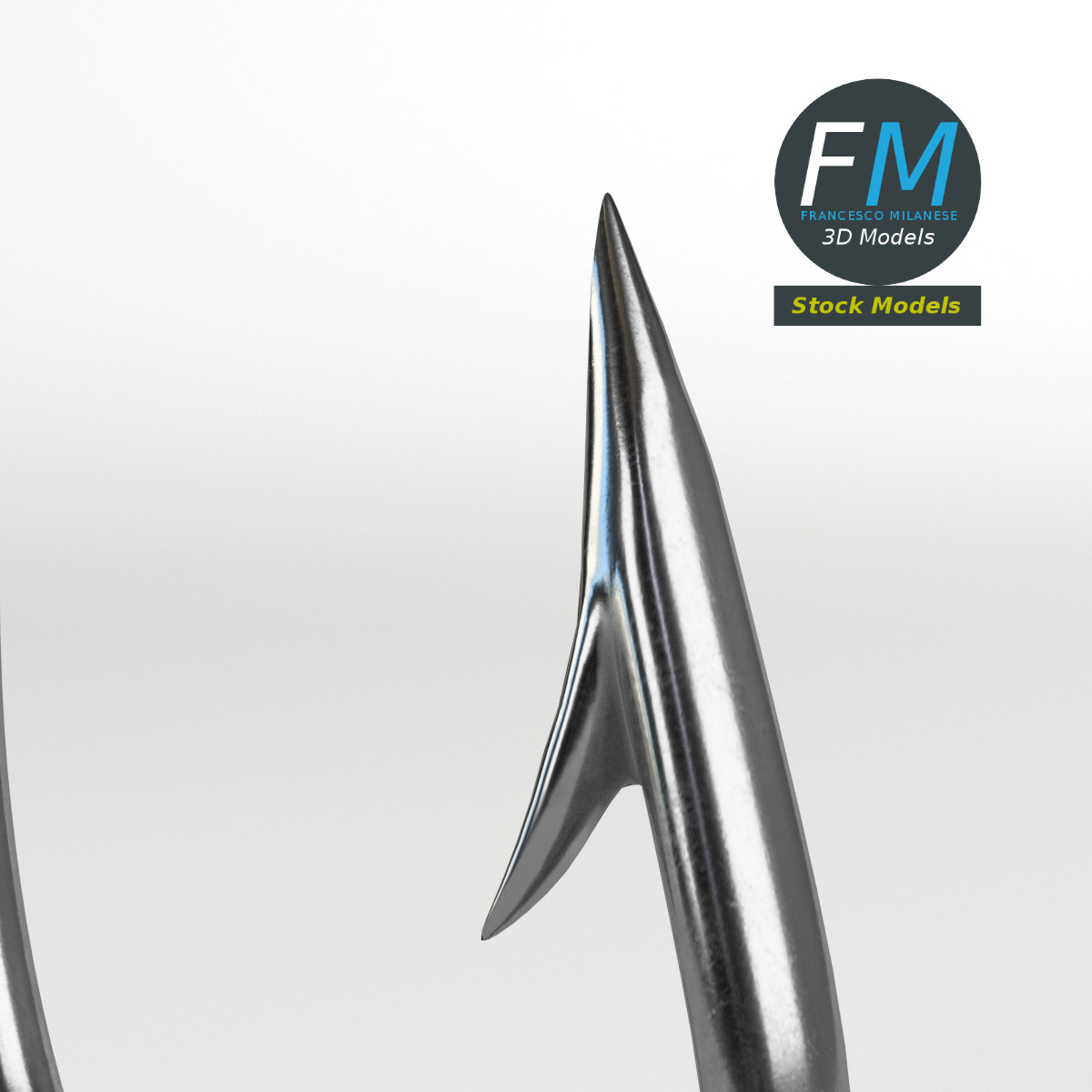 3D-Modell - Angelhaken - 03