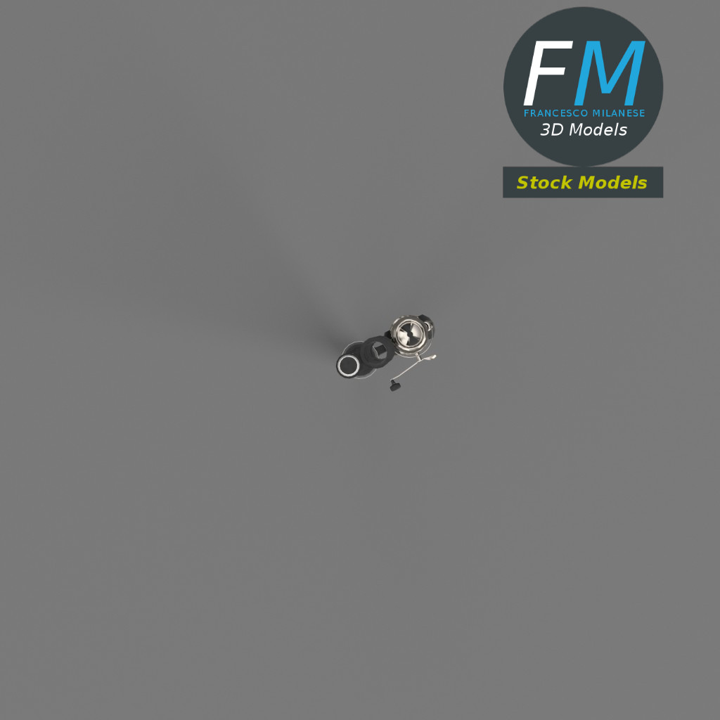 3D-Modell - Angelrute - 06